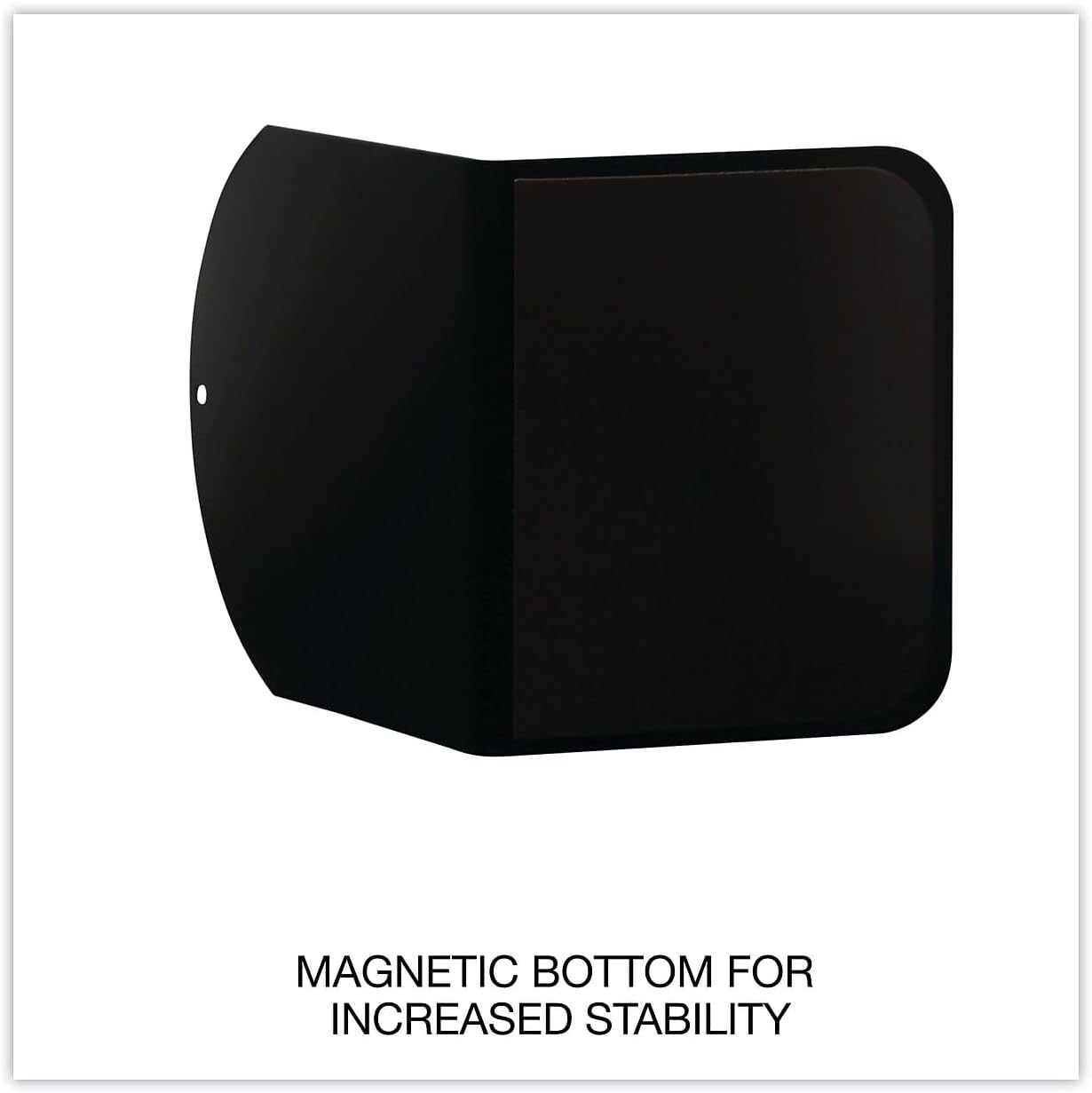 Universal Bookends with Magnetic Base, 6 x 5 x 7, Metal, Black - Image 5